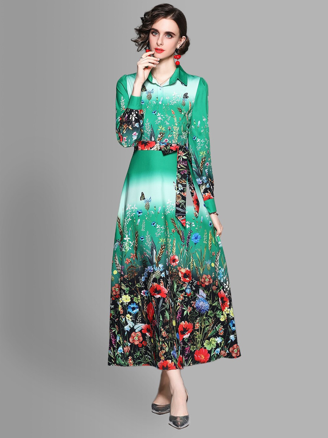

JC Collection Multicoloured Floral Maxi Dress, Multi
