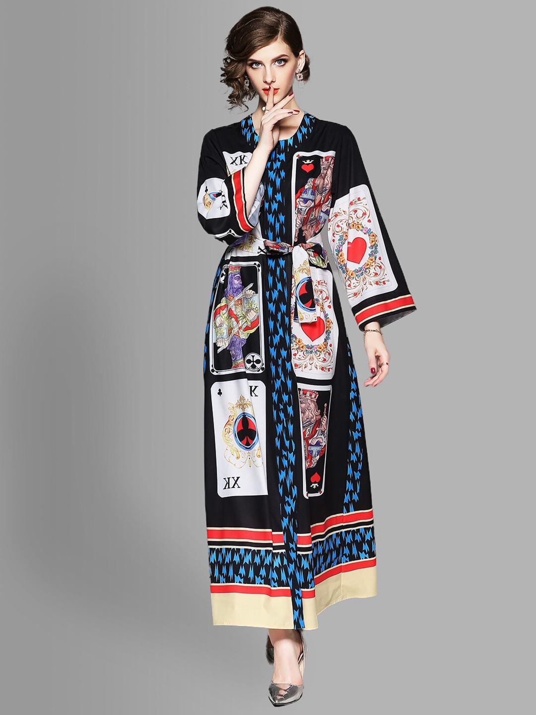 

JC Collection Multicoloured Printed Maxi Dress, Multi