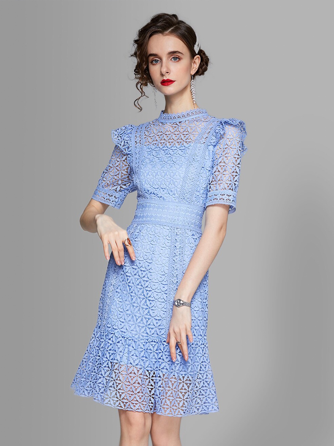 

JC Collection Blue Dress