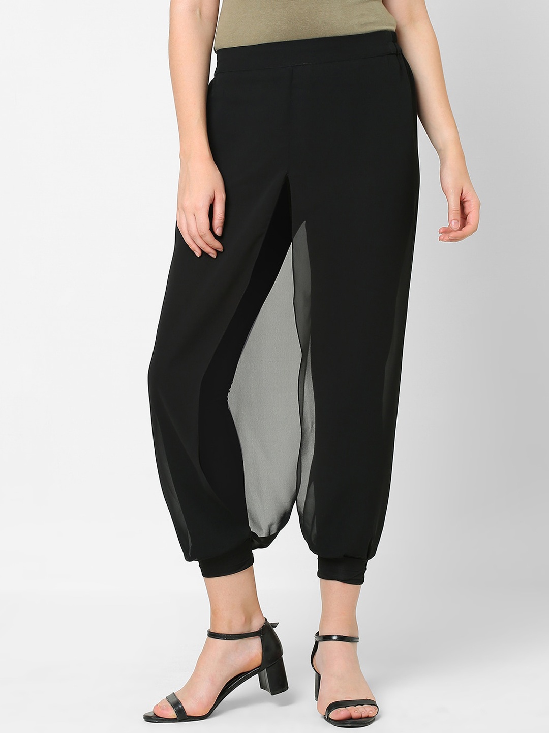 

MISH Women Black Flared Joggers