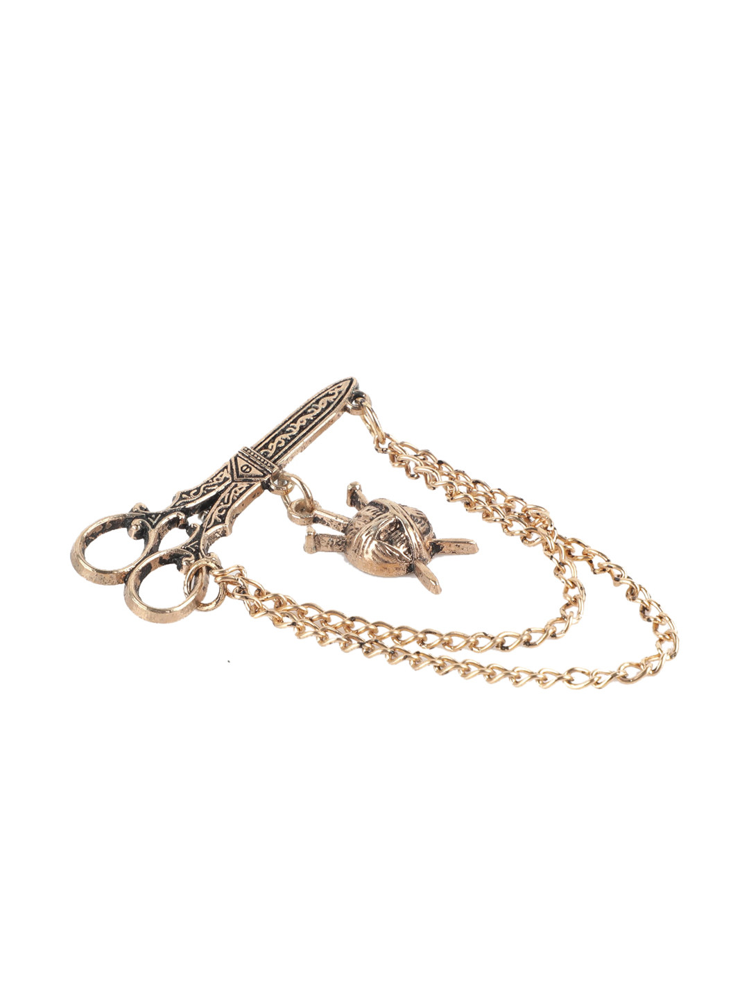 

Alvaro Castagnino Men Gold Toned Stylish Brooch