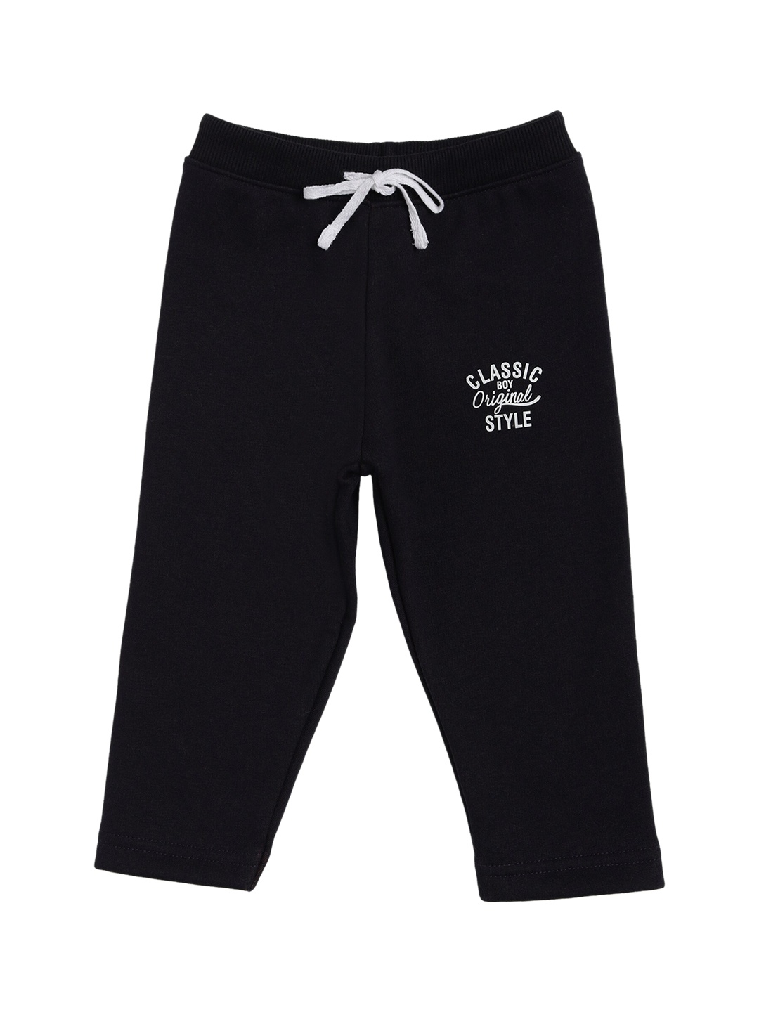

Bodycare Kids Boys Navy Blue Solid Cotton Track Pants