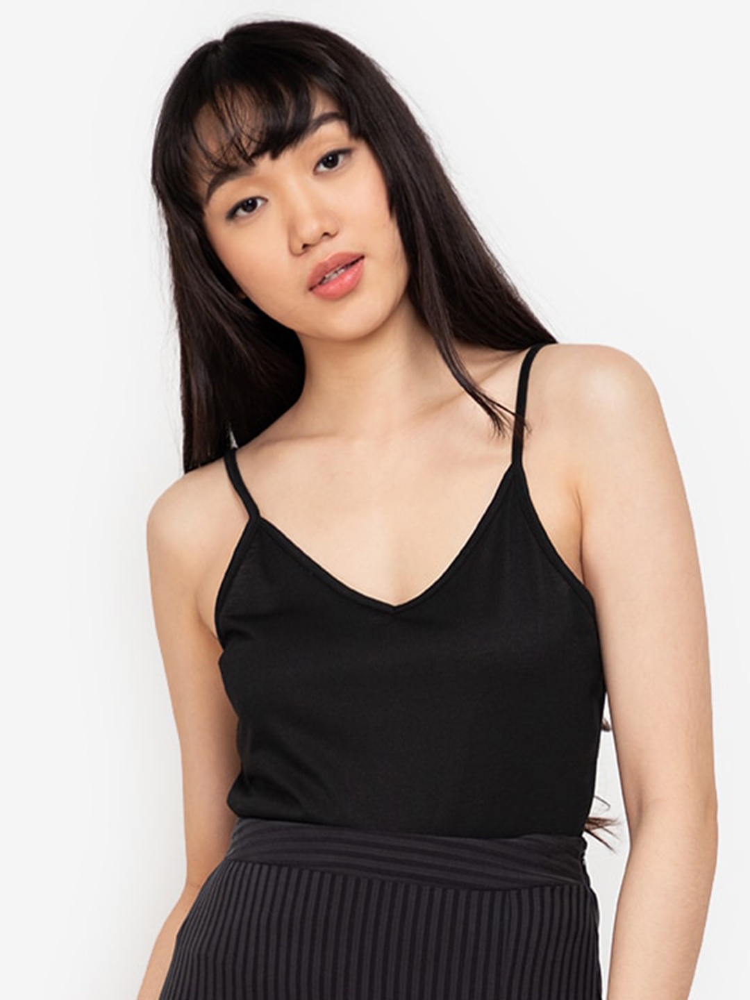 

ZALORA BASICS Black Cami Top