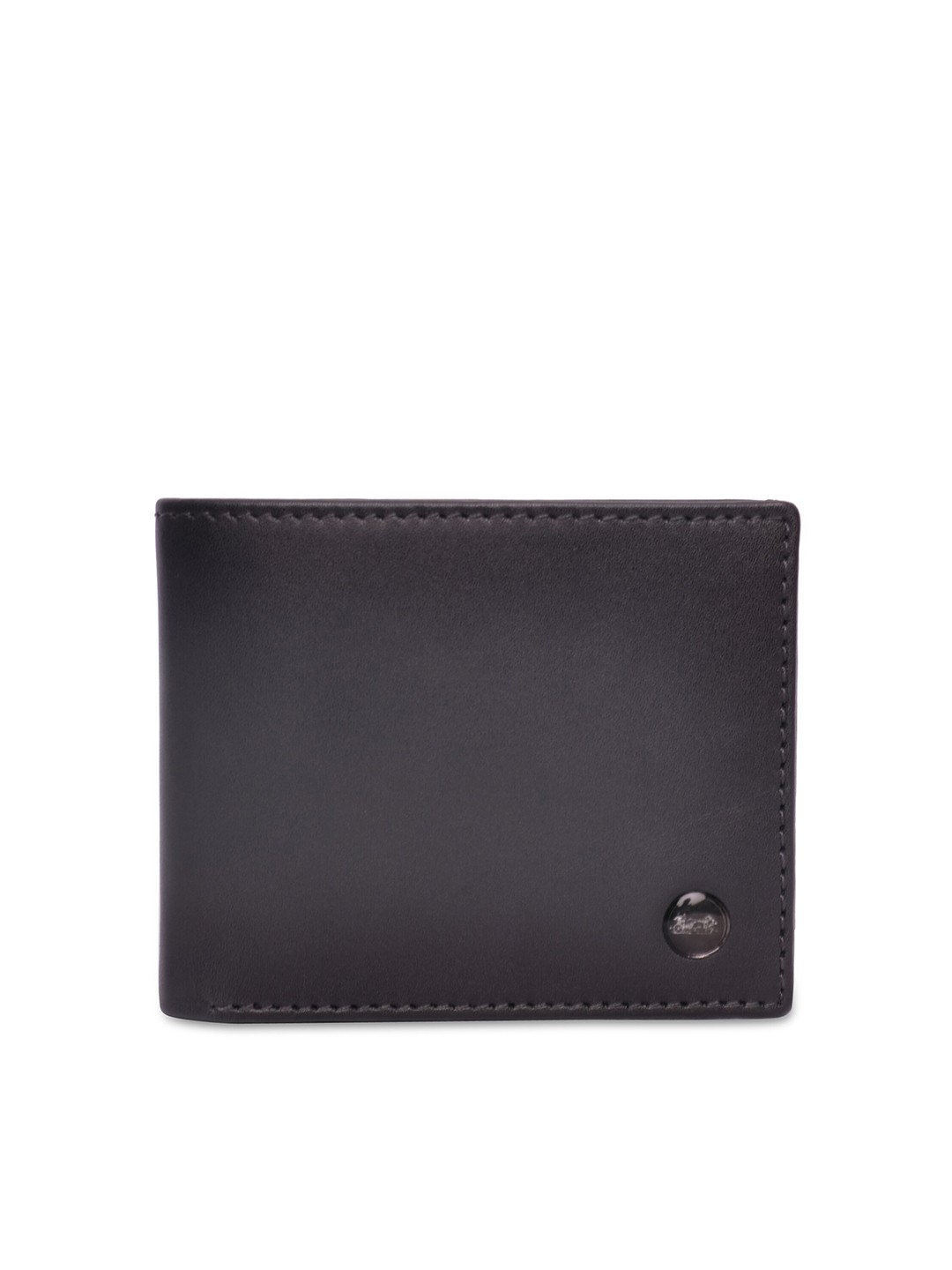 

Belwaba Men Grey Leather Card Holder