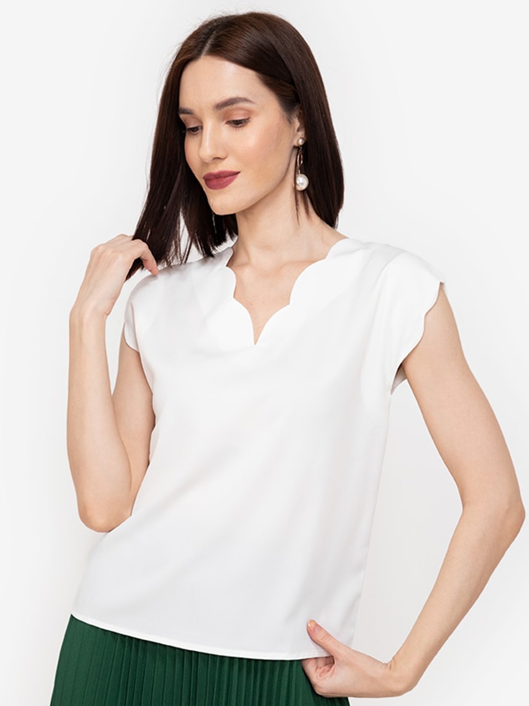 

ZALORA WORK White Women Solid Top