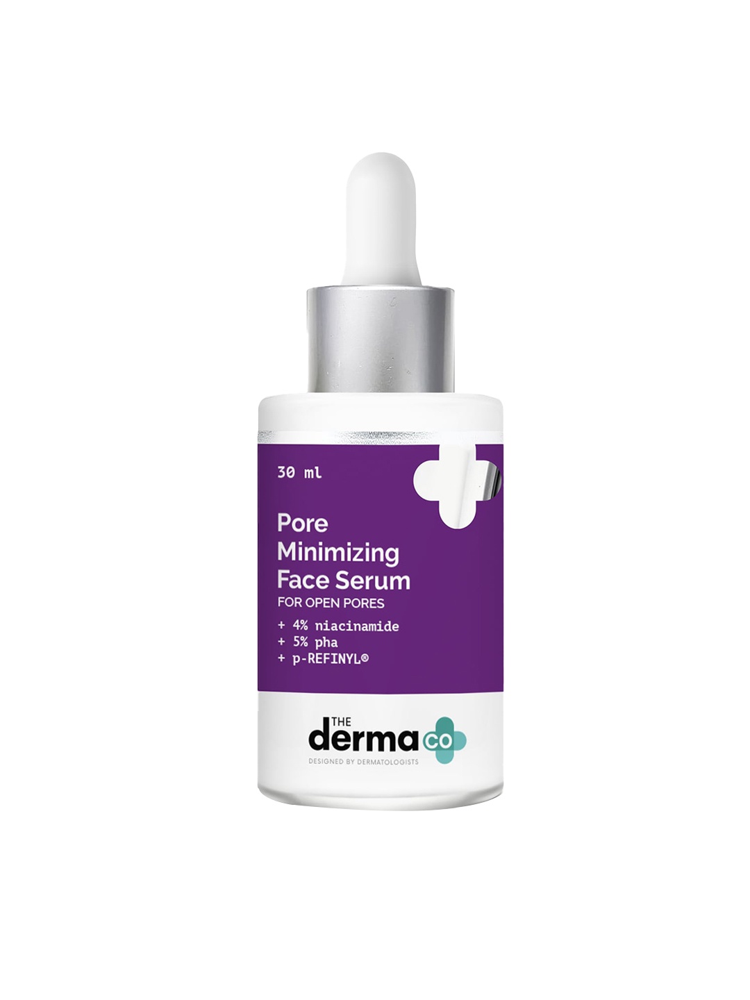 

The Derma co. Pore Minimizing Face Serum with 4% Niacinamide, 5% PHA and p-REFINYL(r)- 30 ml, Purple