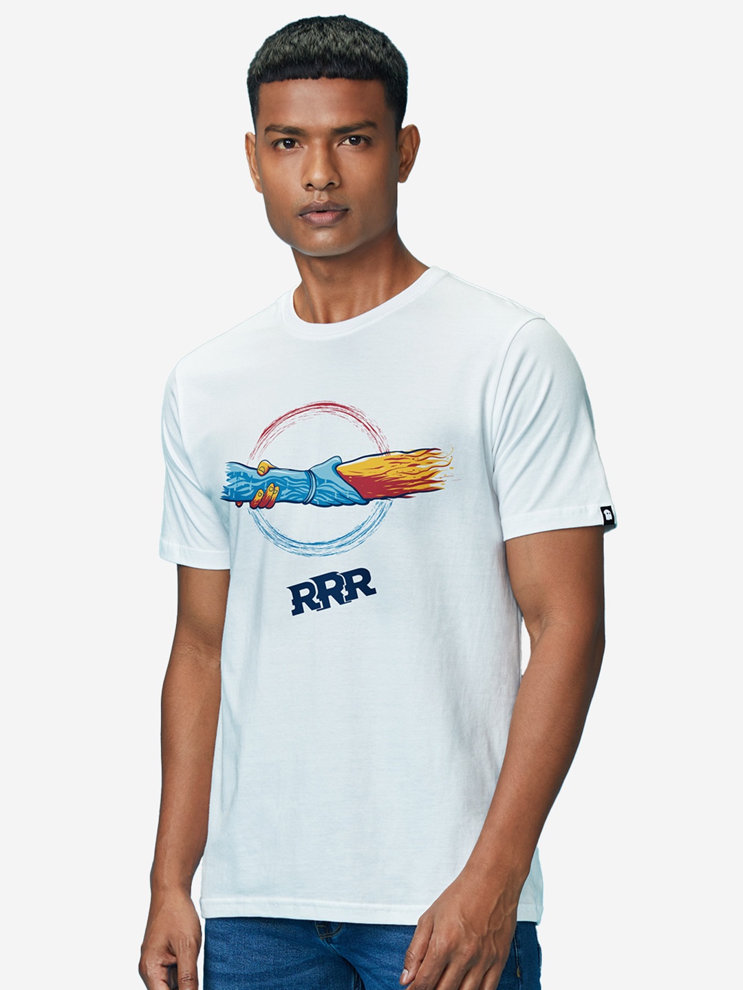 

The Souled Store Men White Printed T-shirt