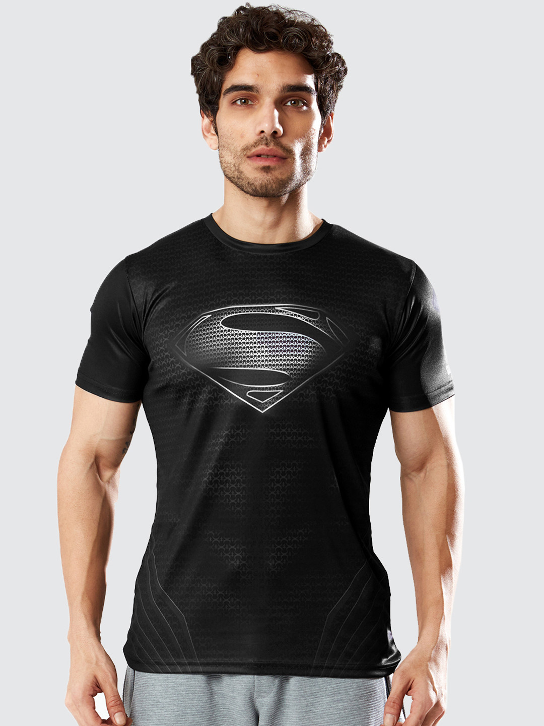 

The Souled Store Men Black Printed T-shirt