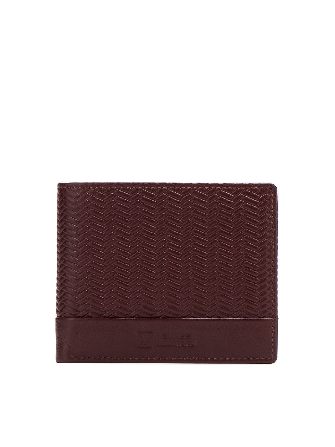 

SWISS MILITARY Unisex Red Leather Two Fold Wallet