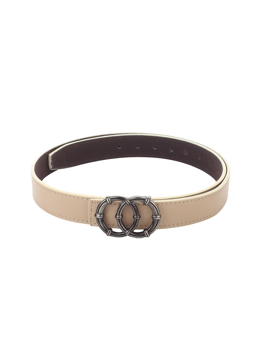 

WINSOME DEAL Women Beige Solid Belt
