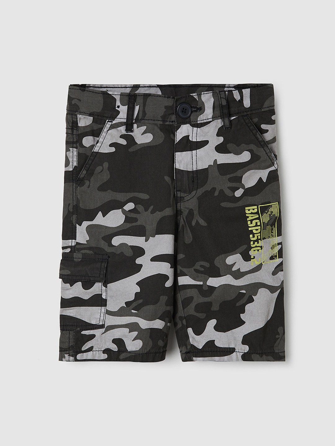 

max Boys Multicoloured Camouflage Printed Shorts, Multi