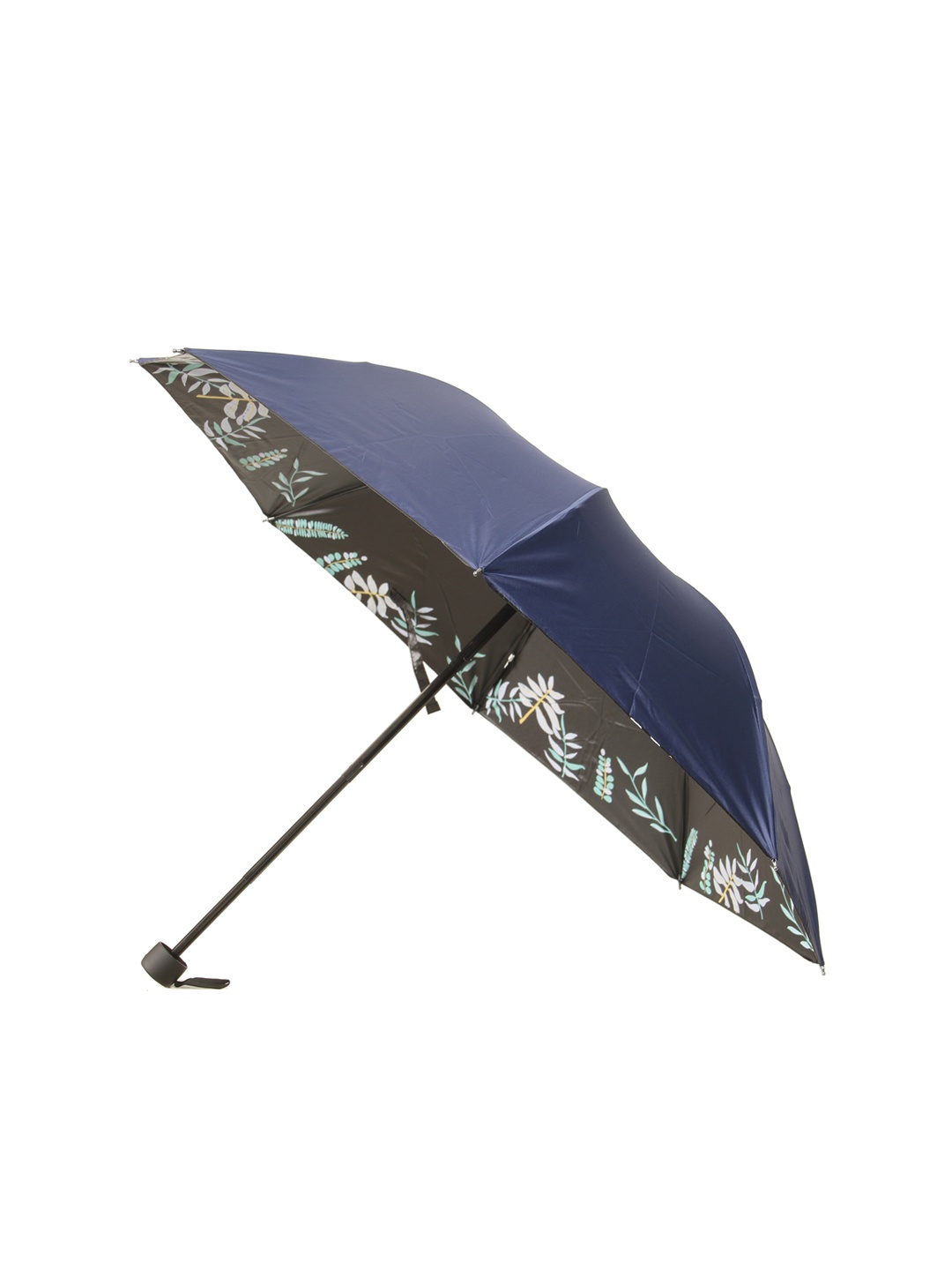 

Calvadoss Women Navy Blue Three-Fold Solid Umbrella