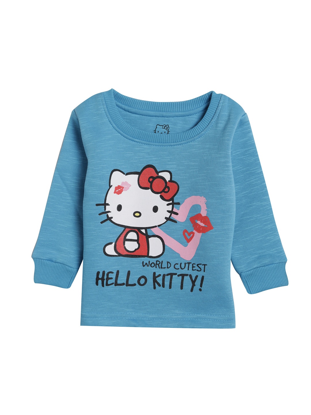 

Bodycare Kids Girls Blue Hello Kitty Printed T-shirt