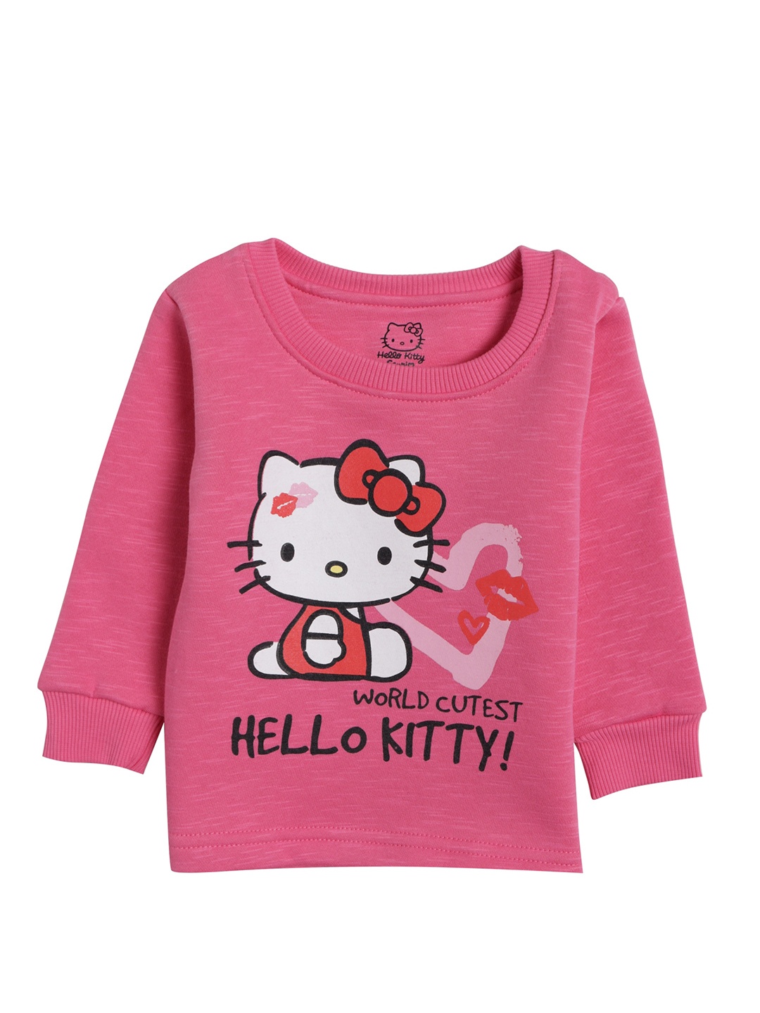 

Bodycare Kids Girls Pink Hello Kitty Printed T-shirt