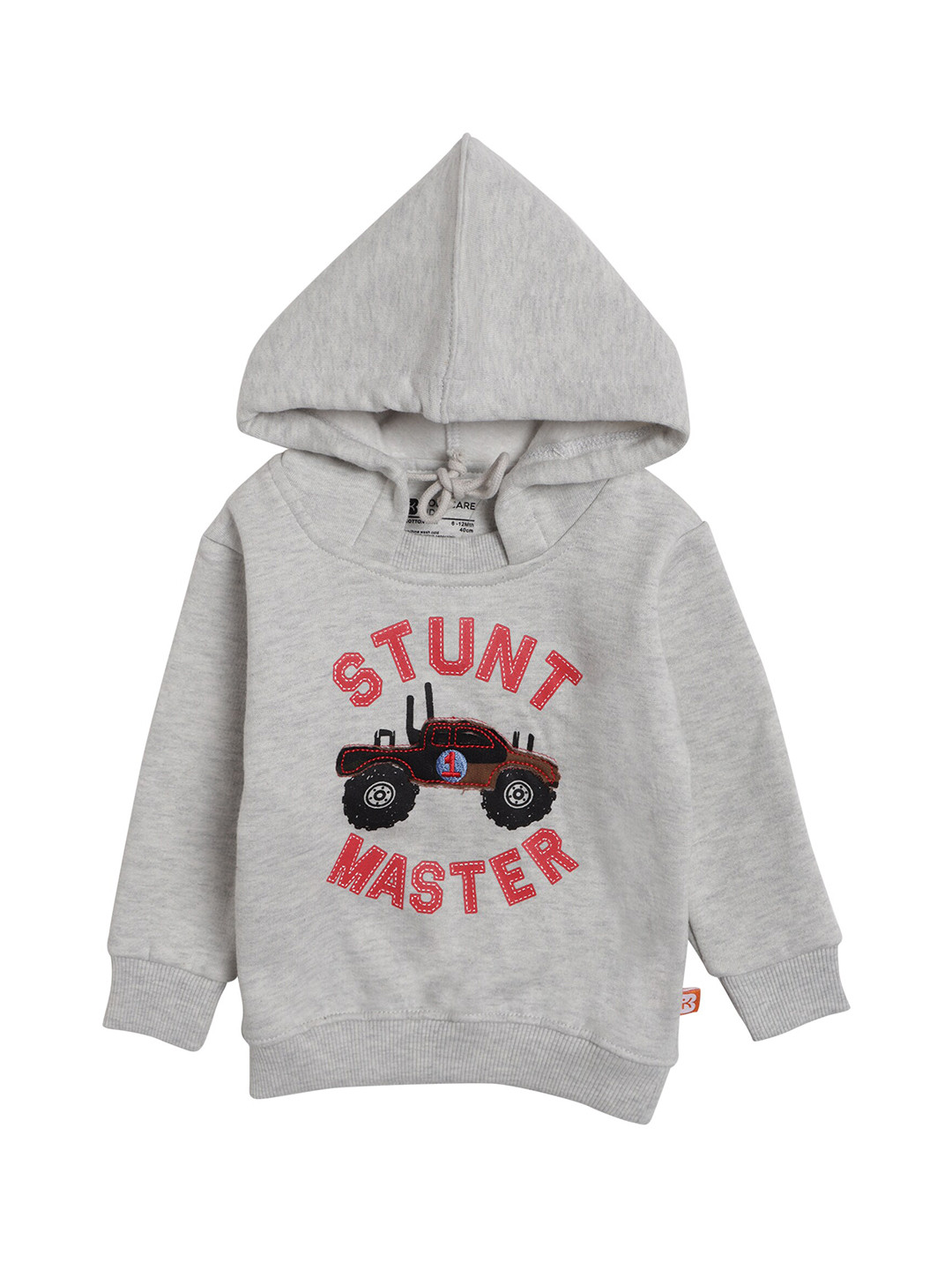 

Bodycare Kids Boys Grey Printed Sweatshirt