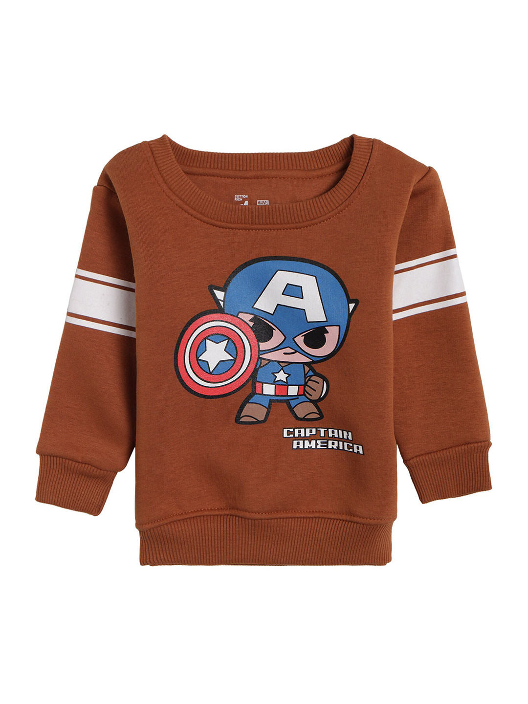 

Bodycare Kids Boys Avengers Printed Sweatshirt, Brown