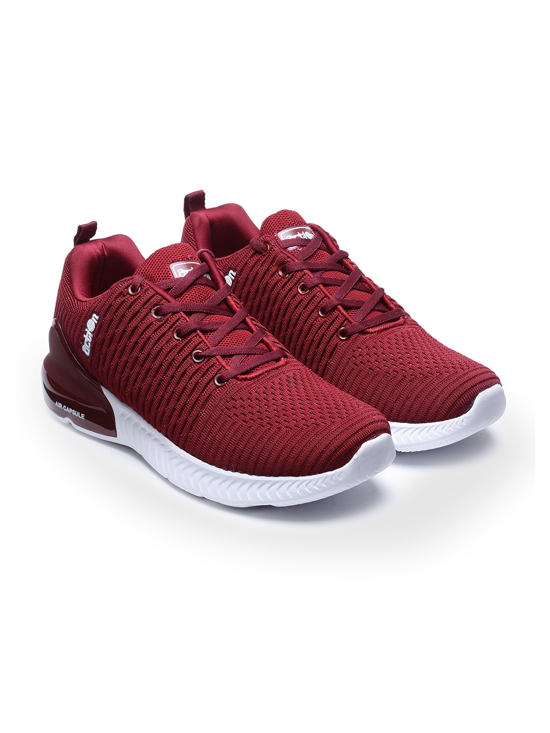 

Action Men Maroon Mesh Running Non-Marking Shoes