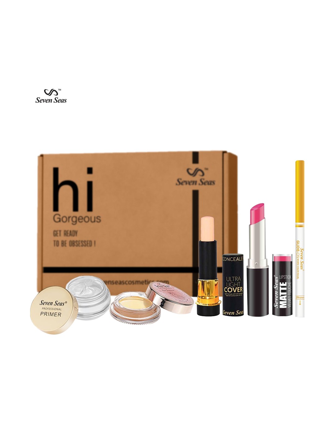 

Seven Seas Professional Face Makeup Set for Fair Skin Tone, Multi