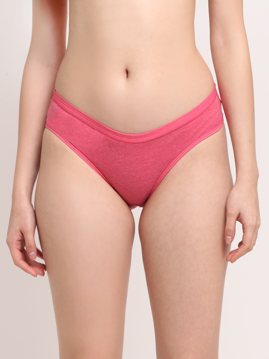 

Friskers Women Pink Solid Basic Briefs O-321-07-S