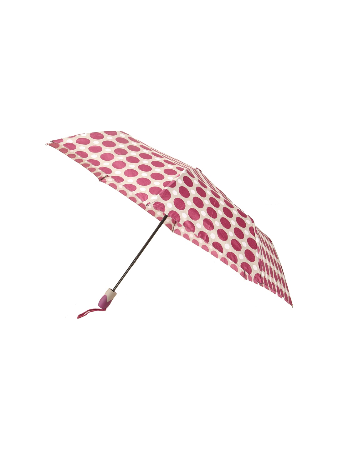 

Calvadoss Men Purple & White Geometric 3 Fold Umbrellas