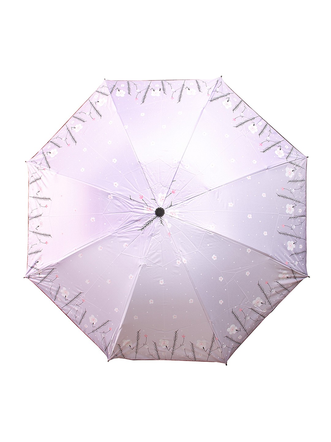 

Calvadoss Men Purple Printed 3-Fold Umbrella