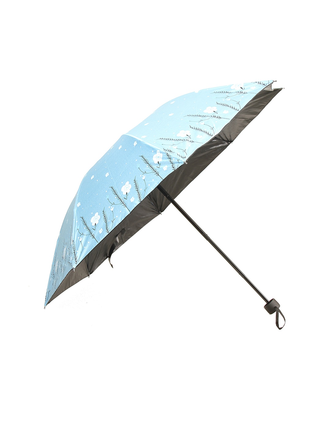 

Calvadoss Men Blue & White Printed 3 Fold Umbrella