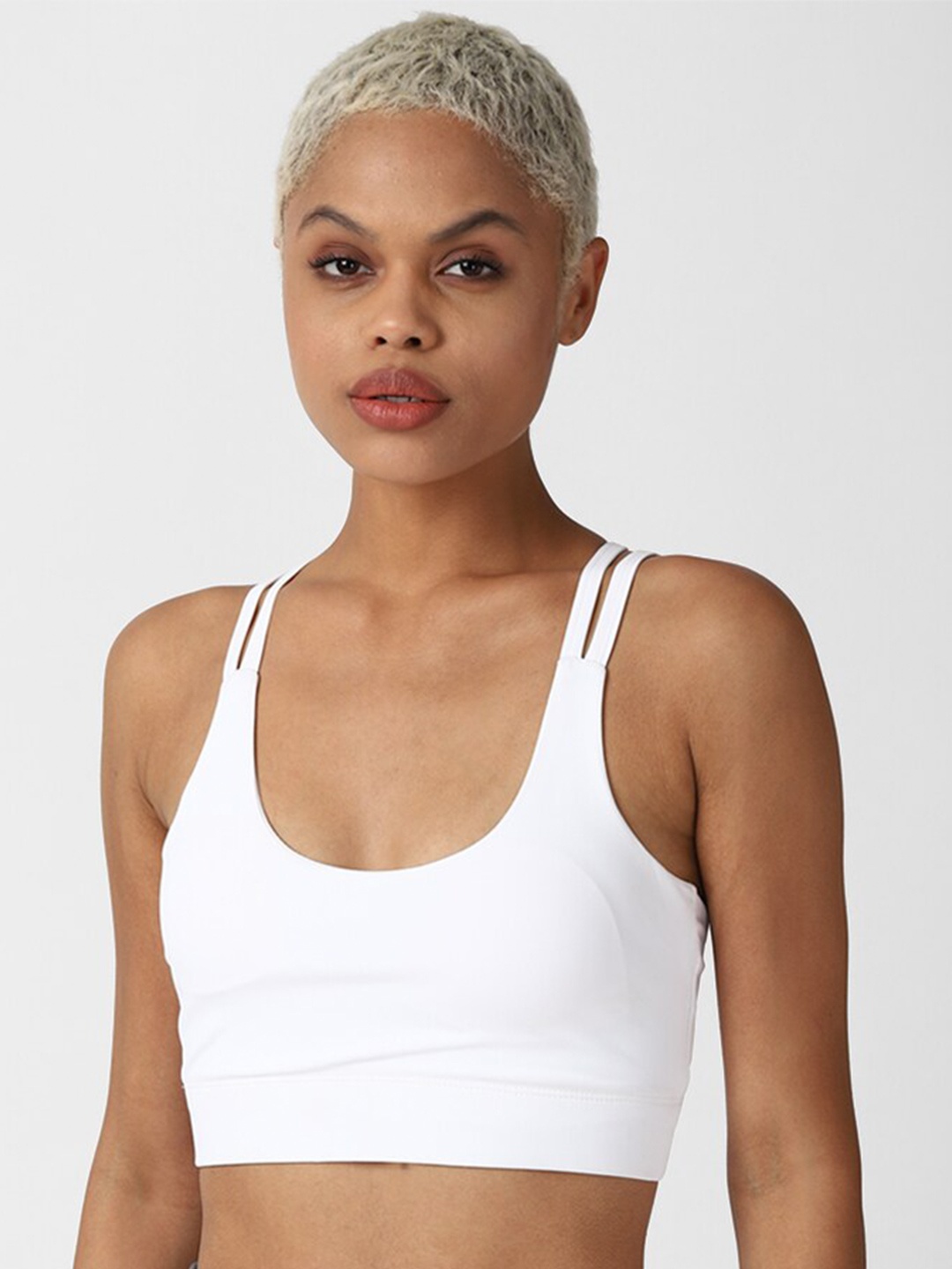 

FOREVER 21 White Bra Lightly Padded
