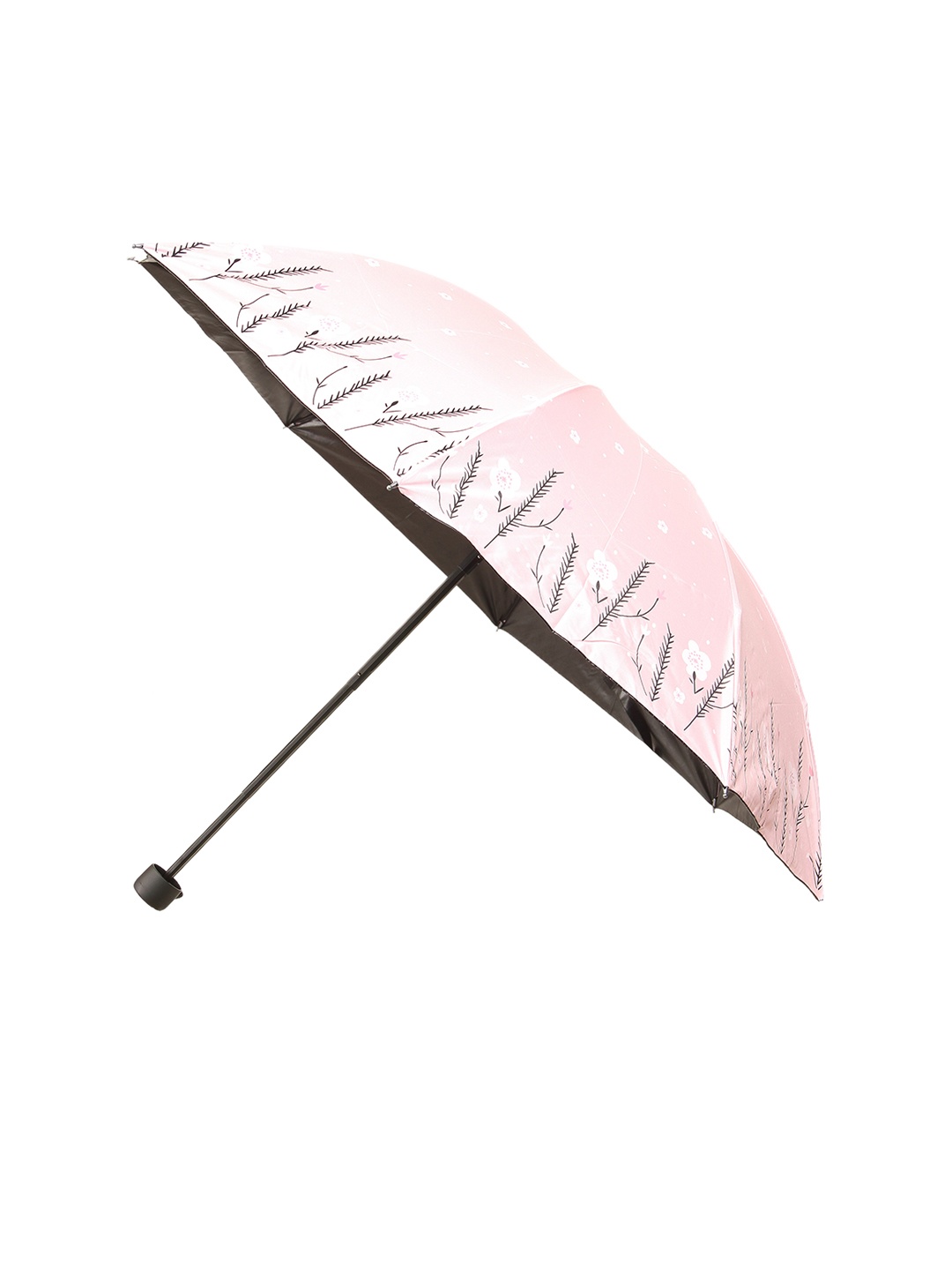 

Calvadoss Women Pink Printed 3-Fold Manual Umbrella