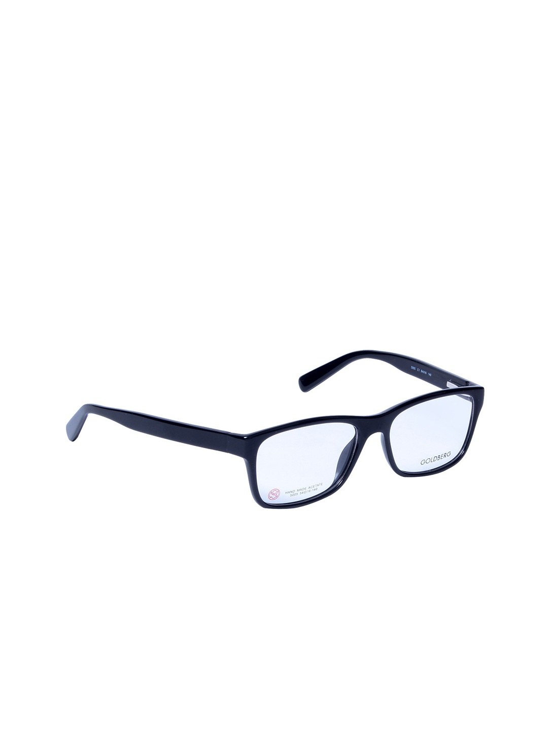 

Gold Berg Unisex Black Full Rim Wayfarer Frames
