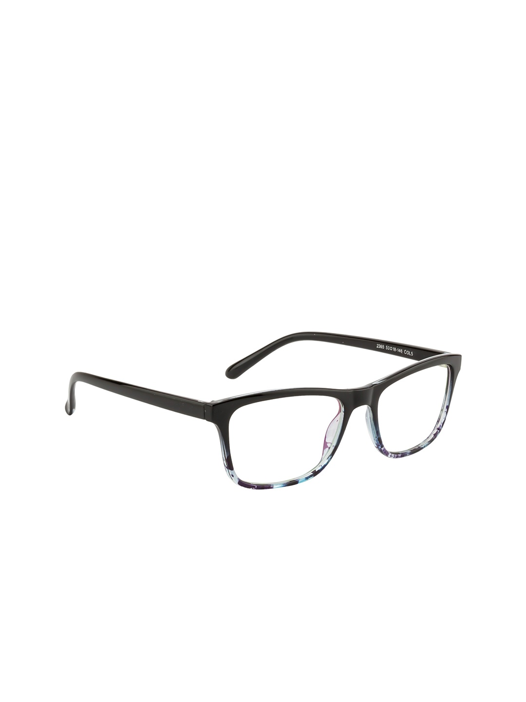 

Gold Berg Unisex Black & Blue Full Rim Rectangle Frames Eyeglasses