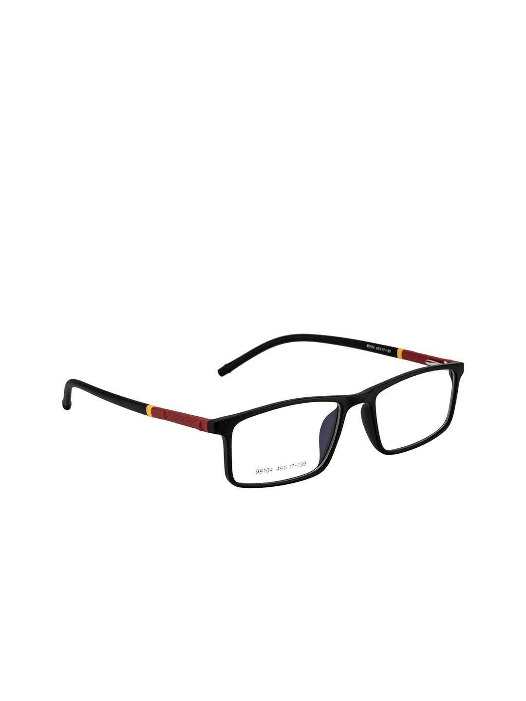 

Gold Berg Unisex Black & Maroon Full Rim Rectangle Frames Eyeglasses