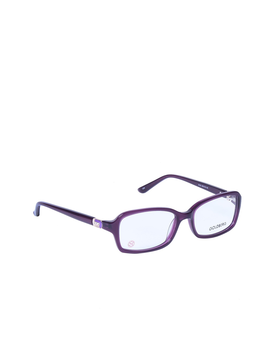 

Gold Berg Women Purple & Black Full Rim Rectangle Frames