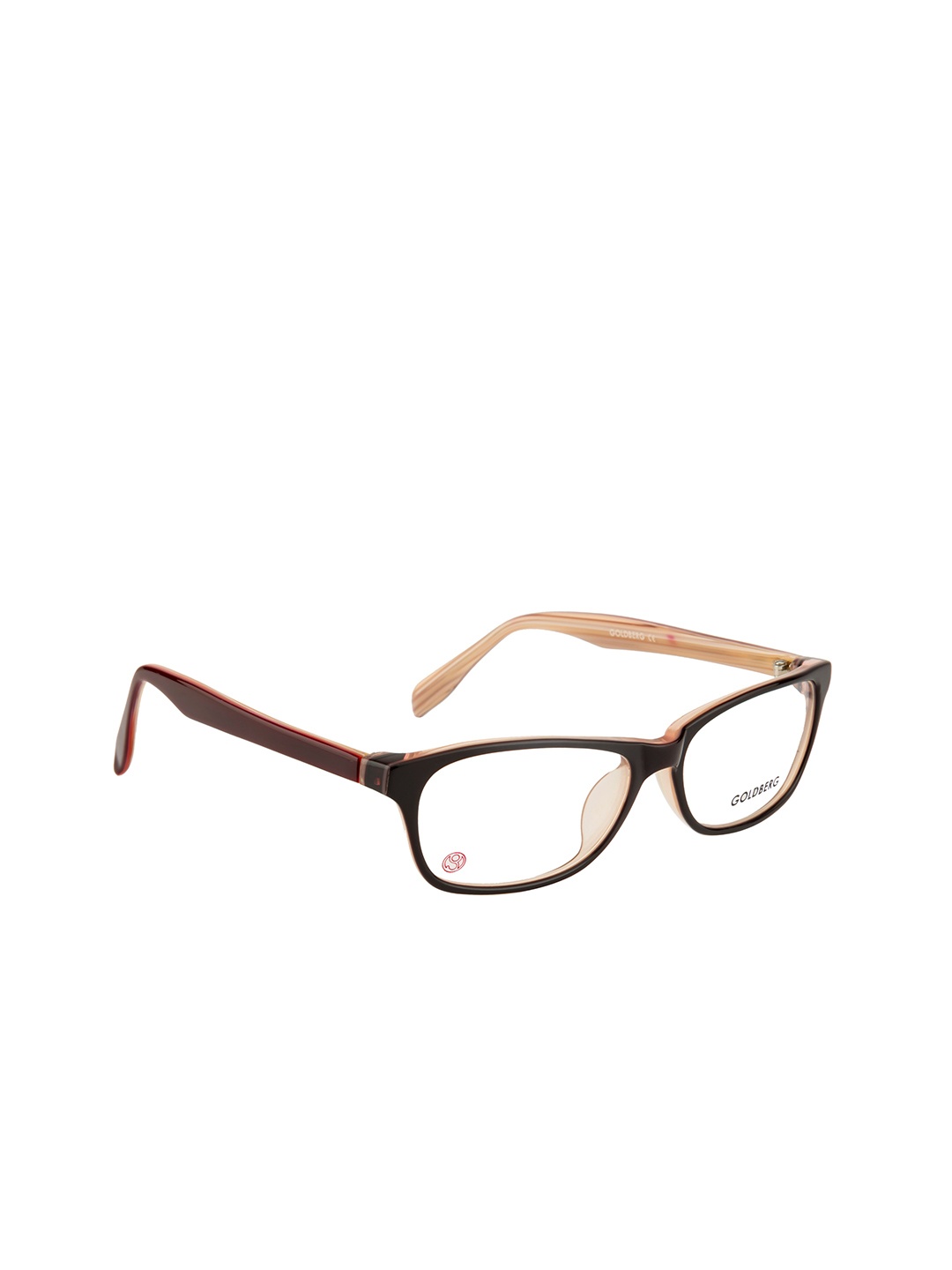 

Gold Berg Women Black & Yellow Full Rim Cateye Frames