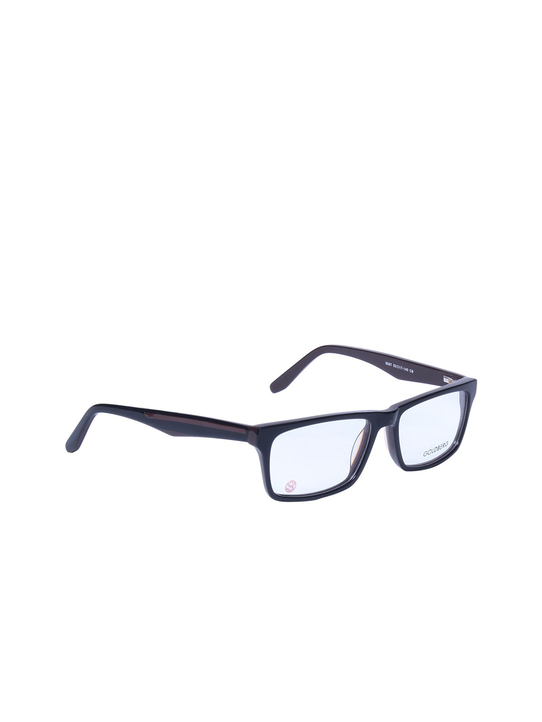 

Gold Berg Unisex Brown & Blue Full Rim Rectangle Frames Eyeglasses