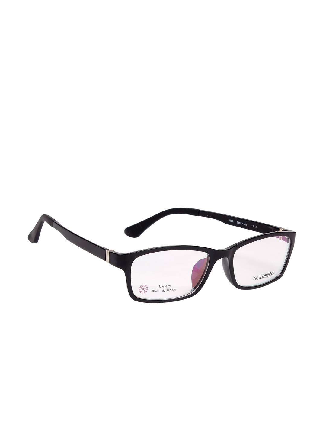 

Gold Berg Black & White Full Rim Wayfarer Frames