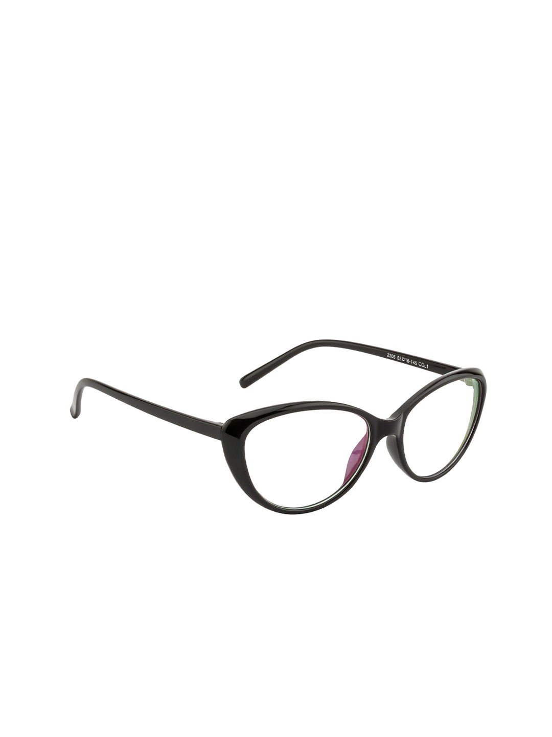 

Gold Berg Women Black & White Full Rim Cateye Frames Eyeglasses