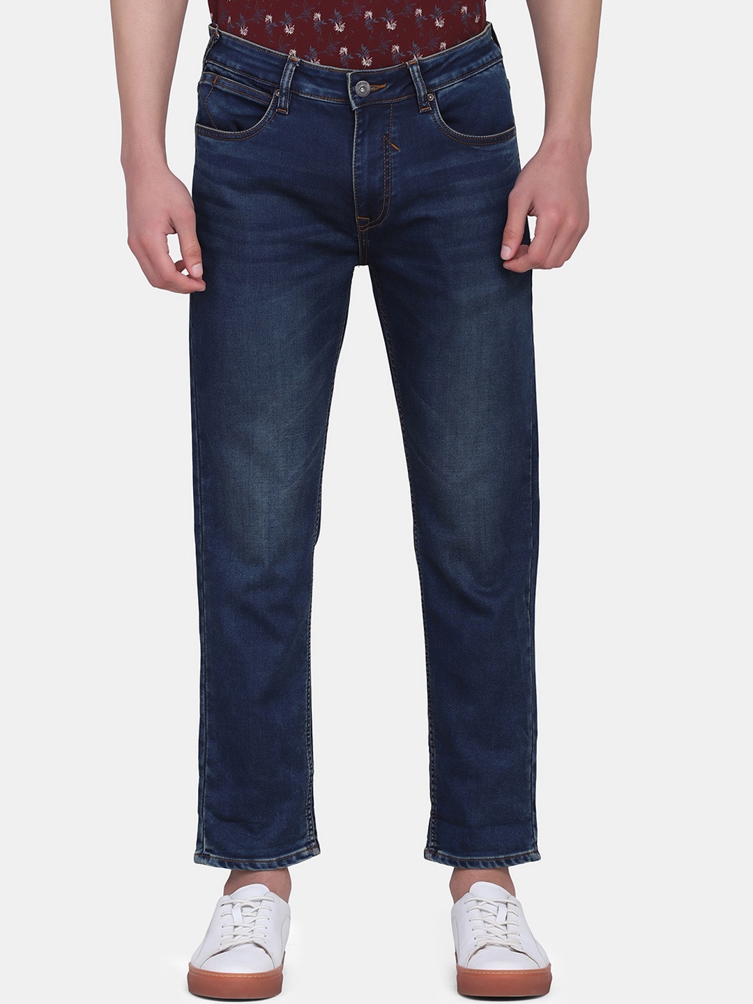 

Blackberrys Men Blue Yonk Skinny Fit Low-Rise Light Fade Stretchable Jeans