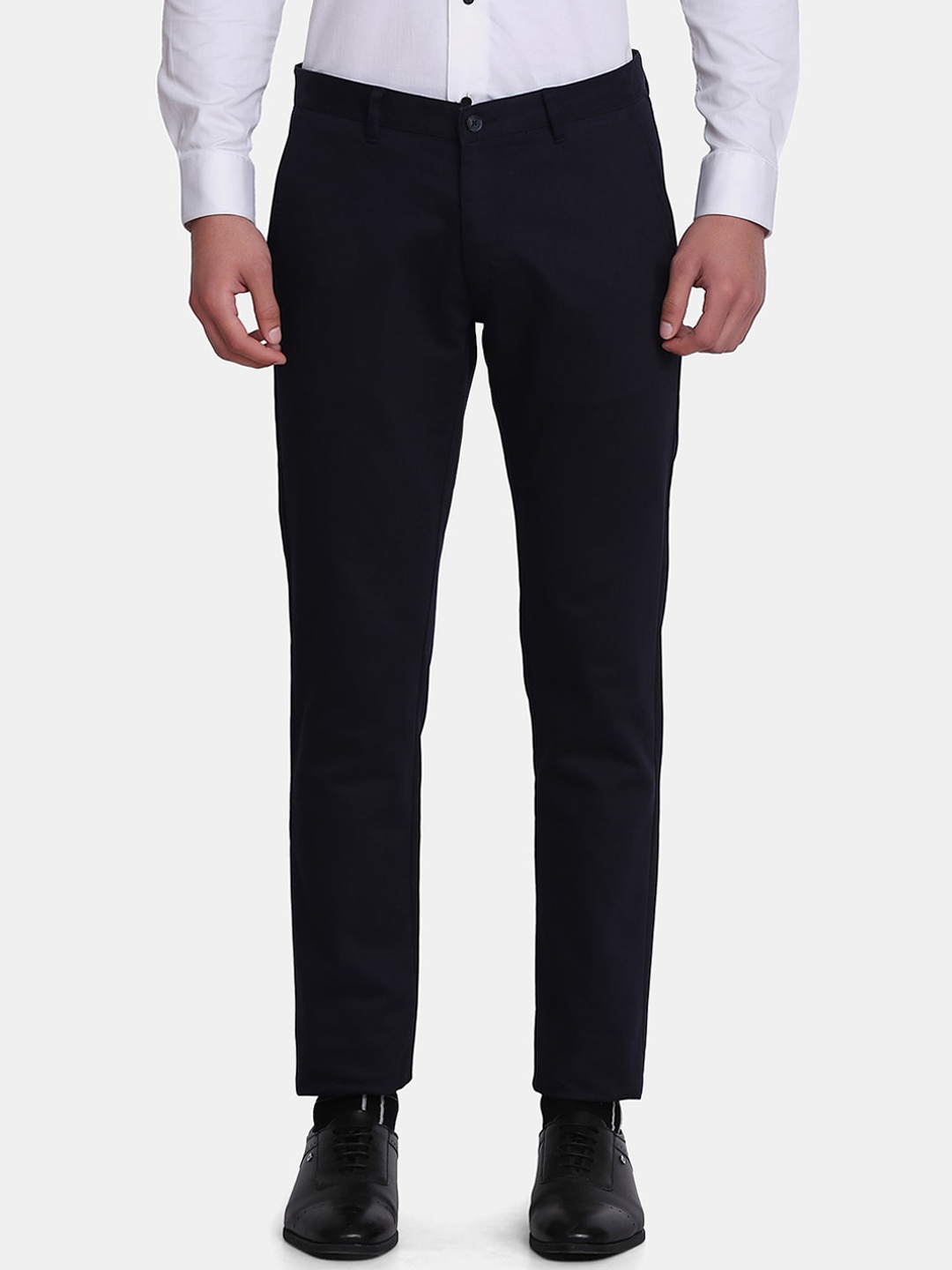 

Blackberrys Men Navy Blue B-91 Skinny Fit Trousers