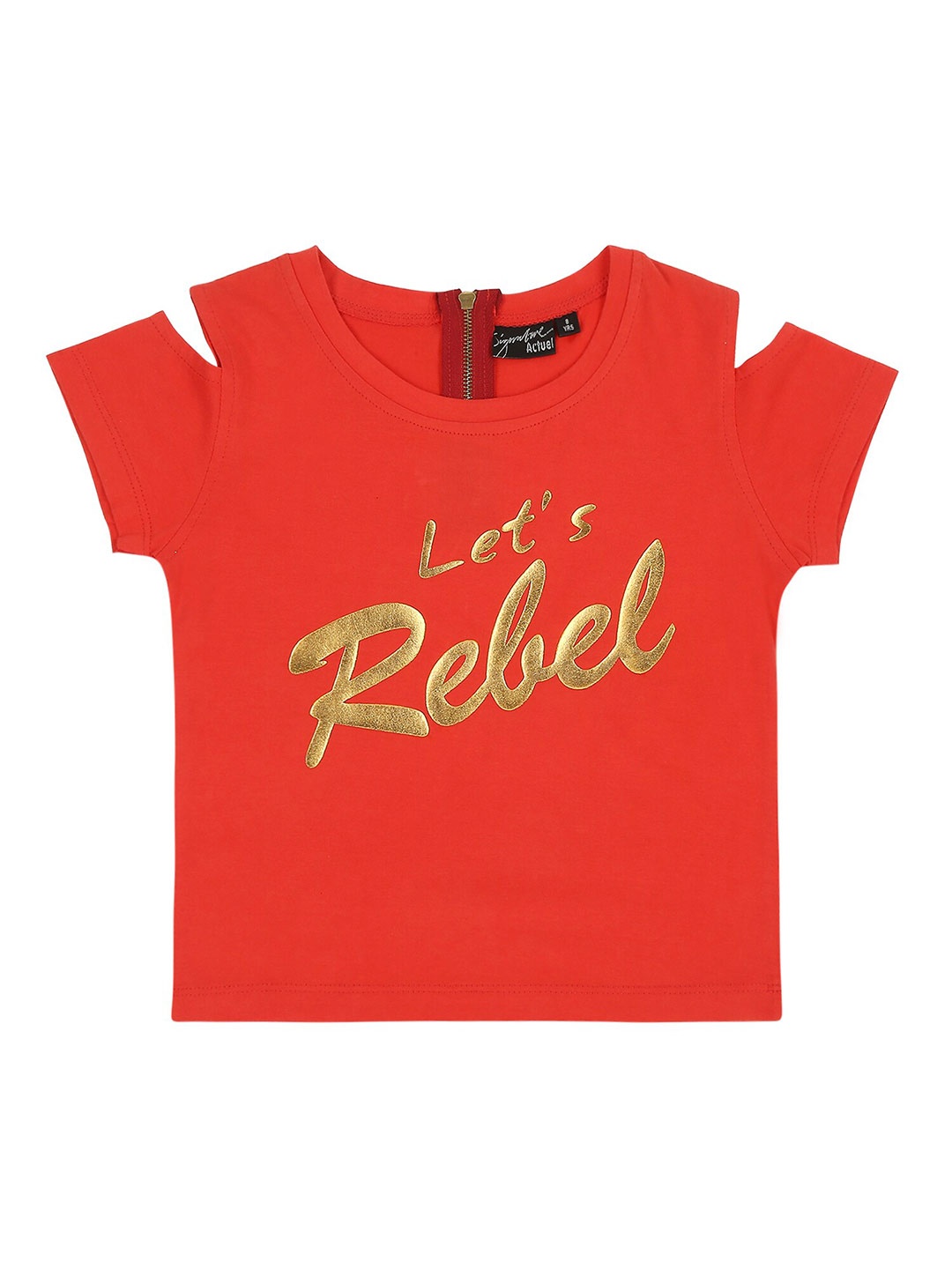 

Actuel Coral Print Pure Cotton Top