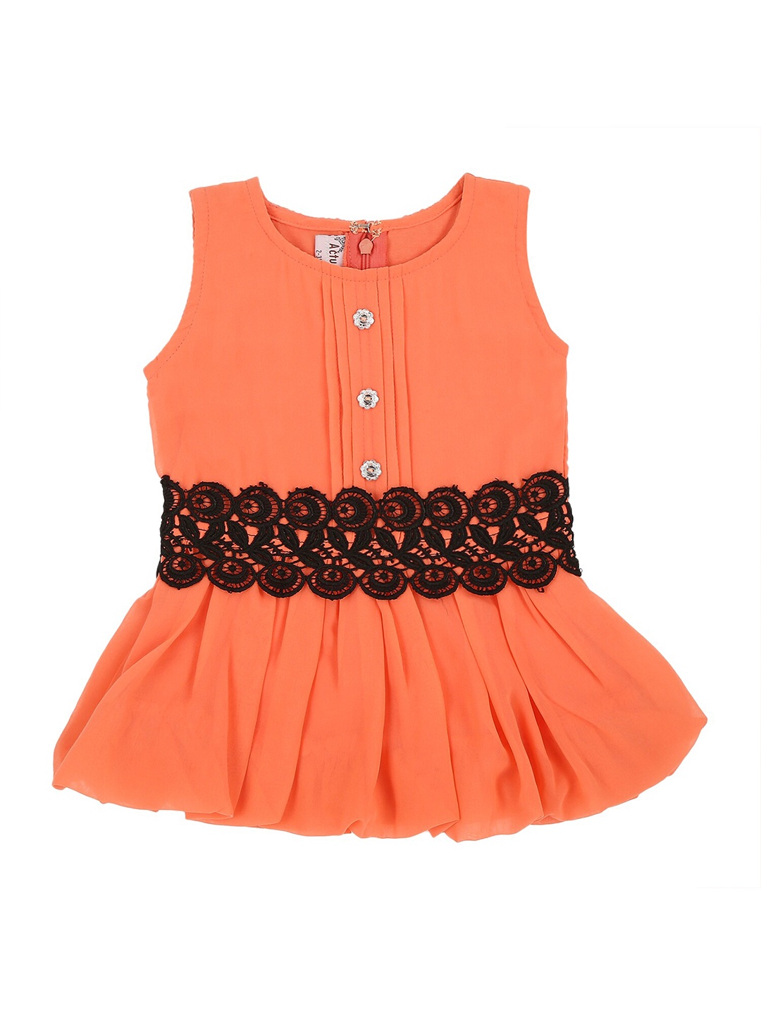 

Actuel Girls Coral Lace Detail Top
