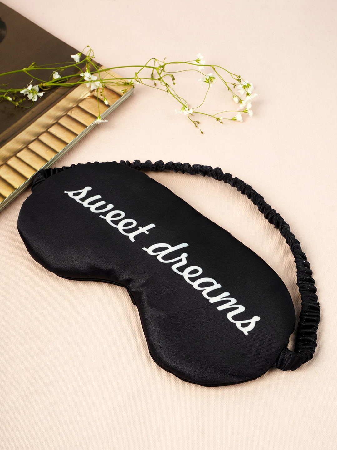 

Crazy Corner Black & White Printed Eye Mask