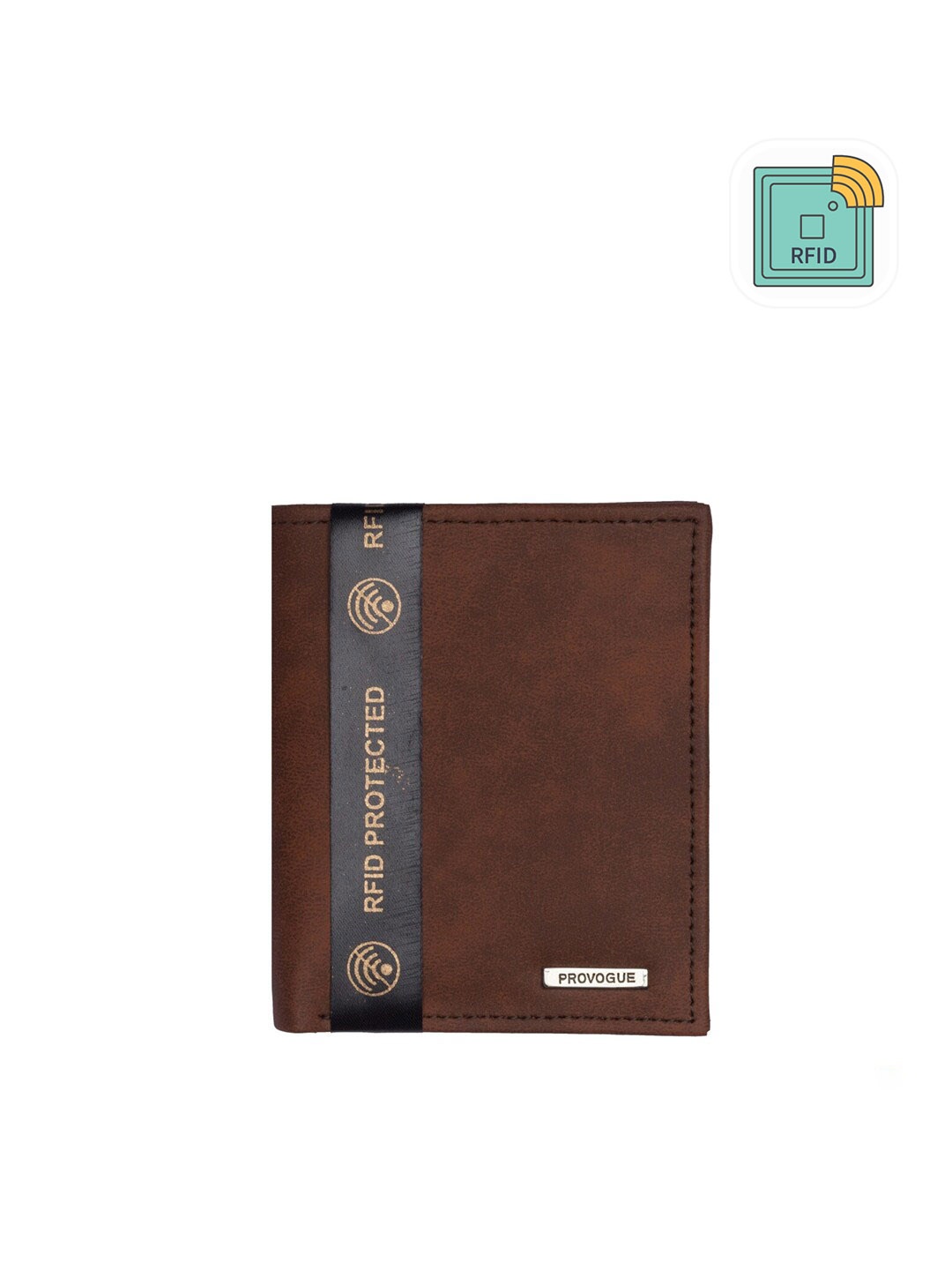

Provogue Men Brown Two Fold Wallet