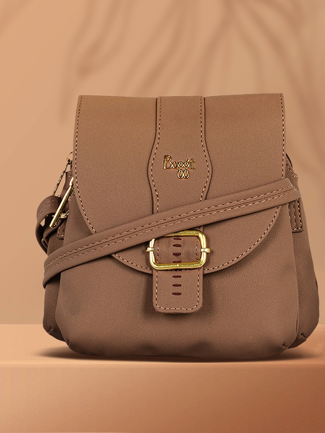 

Baggit Pink Structured Sling Bag