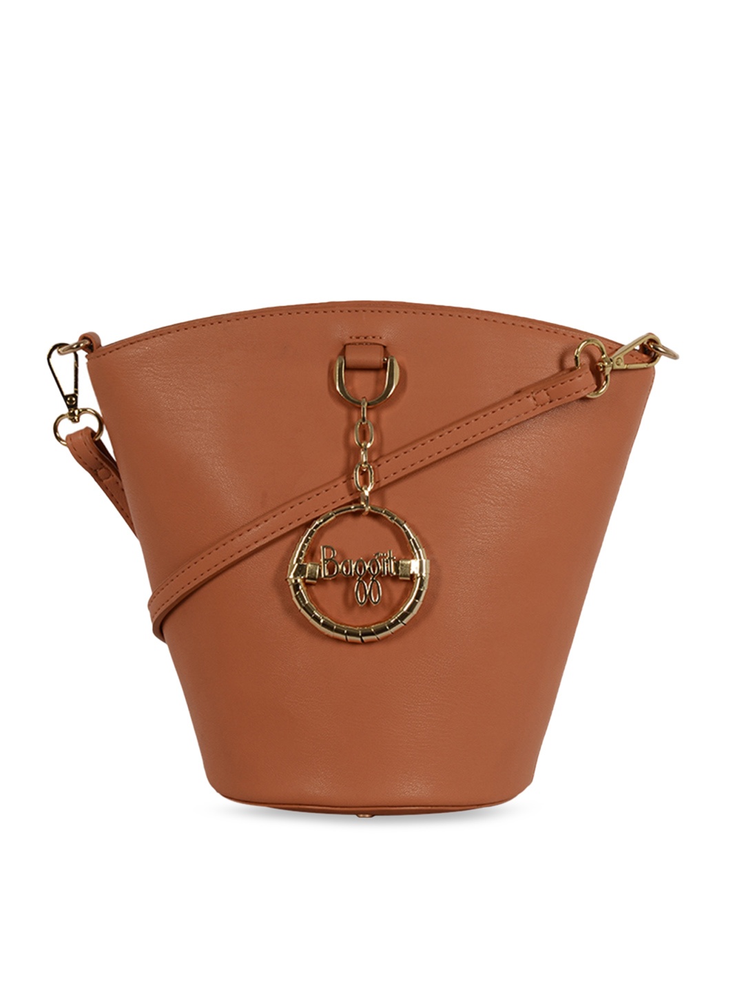 

Baggit Brown Bucket Sling Bag