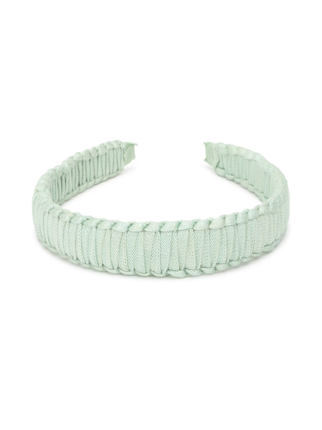 

FOREVER 21 Women Green Textured Headband
