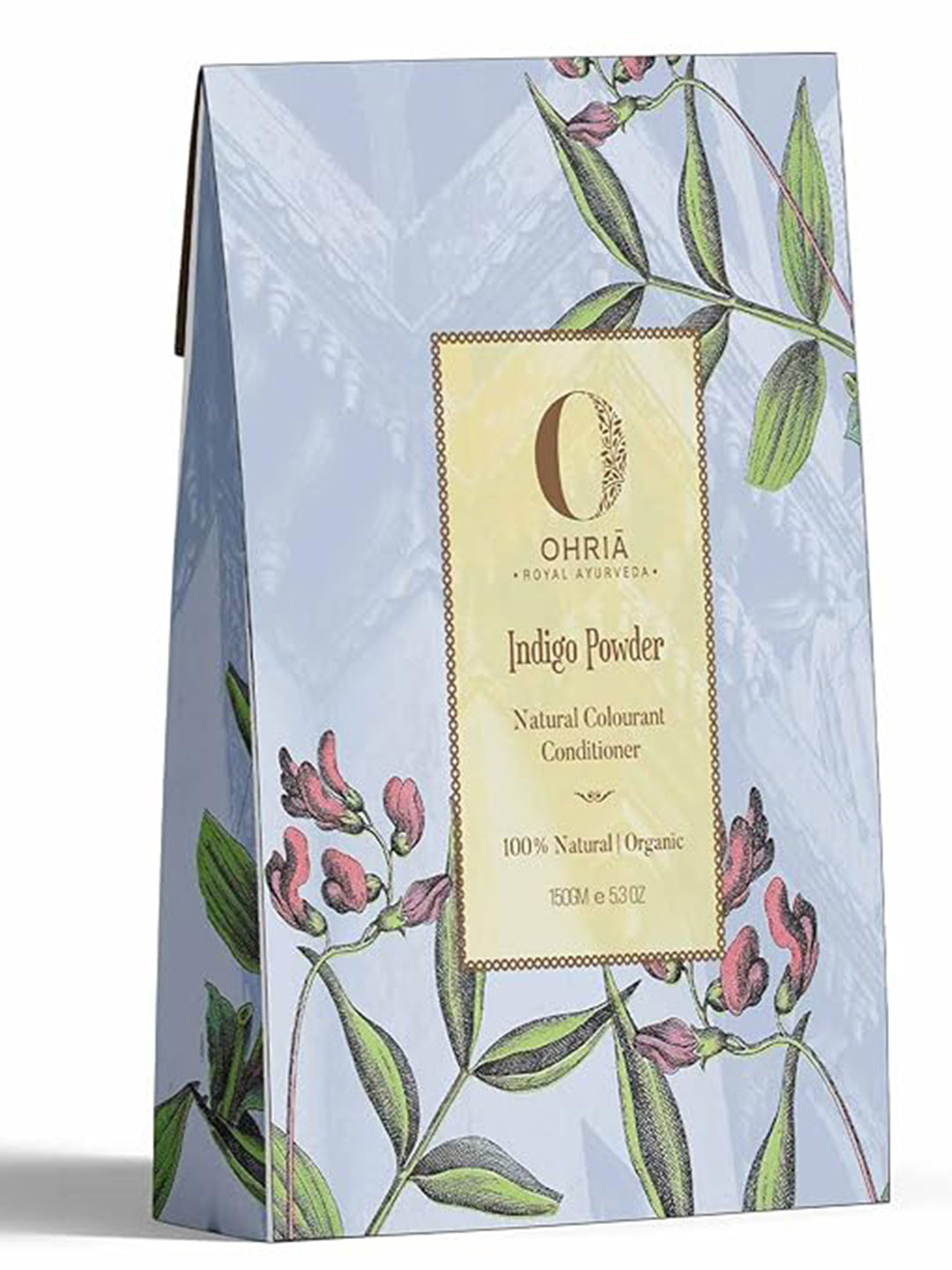 

OHRIA AYURVEDA Organic Indigo Powder Black Natural Hair Color & Conditioner 150g, Green