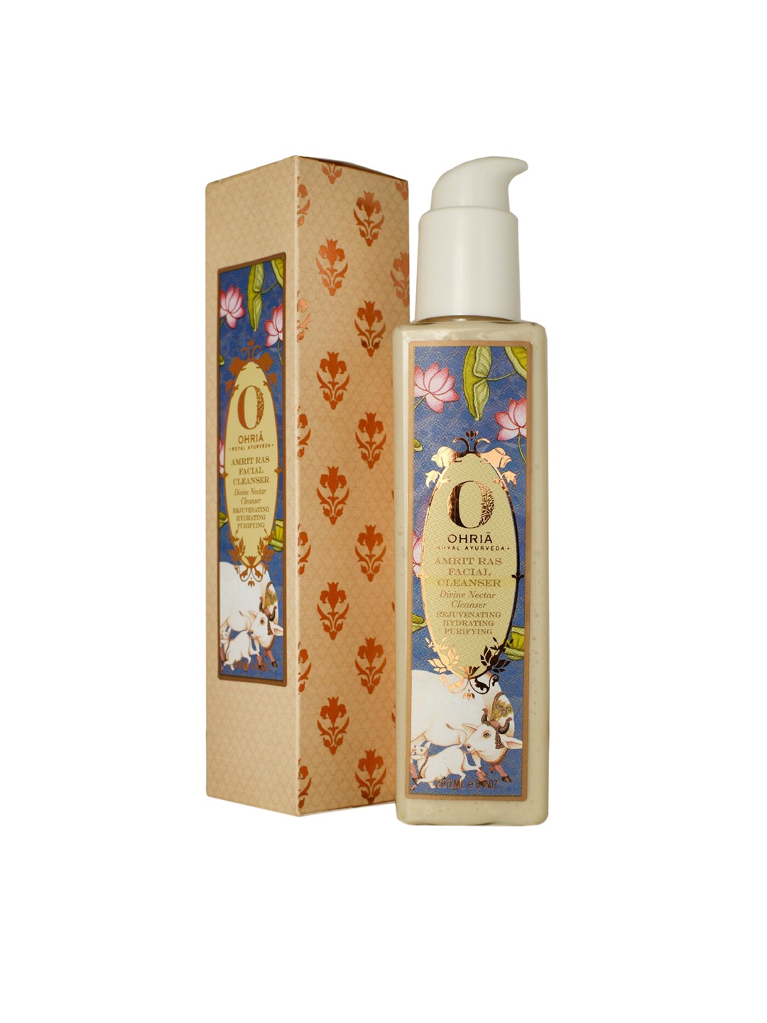 

OHRIA AYURVEDA Amrit Ras Facial Cleanser with Yoghurt 200 ml, Beige