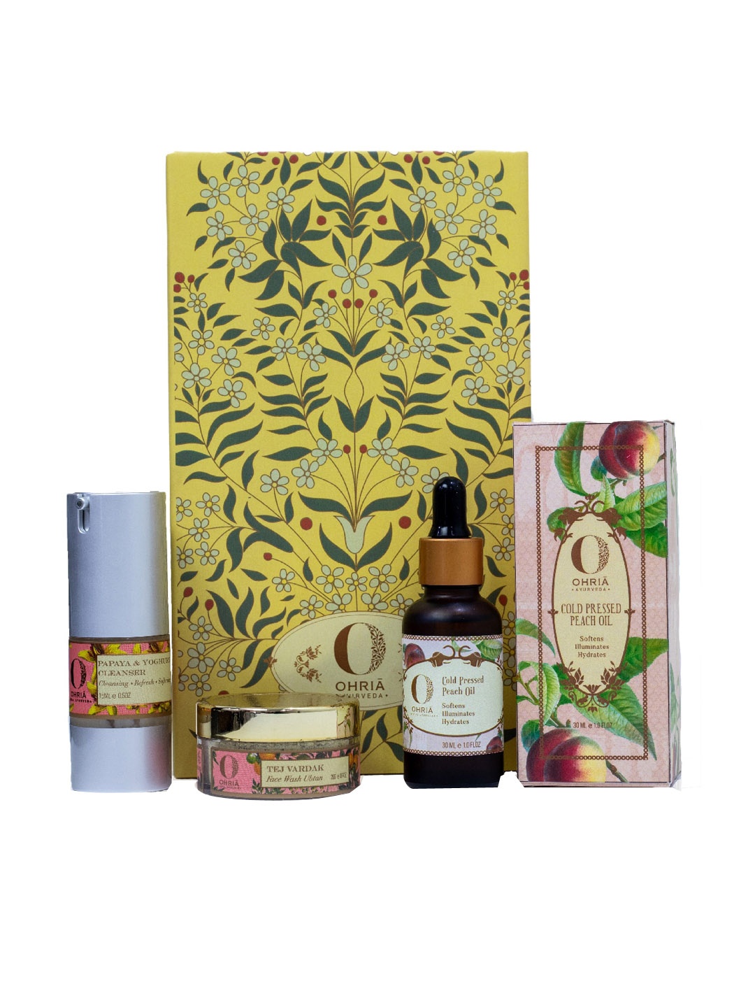

OHRIA AYURVEDA Set of 4 A' Beauty Box Skin Care Gift Set, Multi