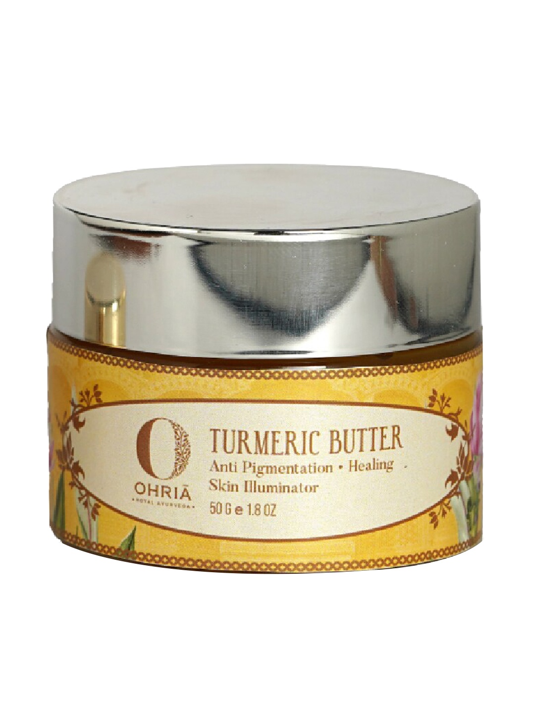

OHRIA AYURVEDA Turmeric Butter Anti Pigmentation, Healing & Skin Illuminator - 50g, Yellow