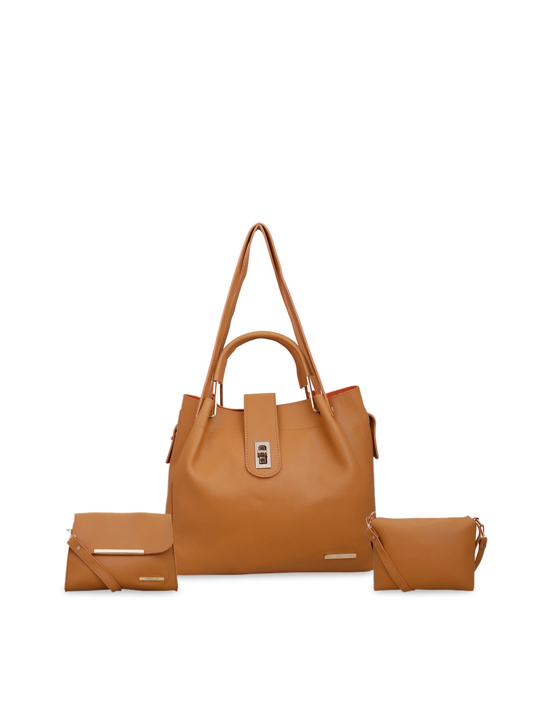 

Lapis O Lupo Mustard Structured Handheld Bag